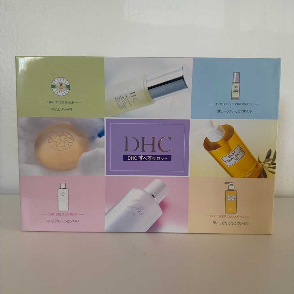 DHC Olive Oil Essential Set Skin Deep cleansing oil virgin oil lotion soap Japan